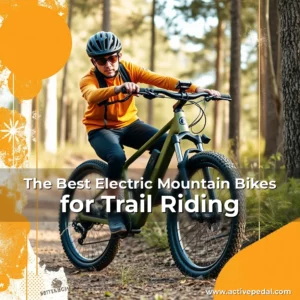 Artistic representation for The Best Electric Mountain Bikes for Trail Riding