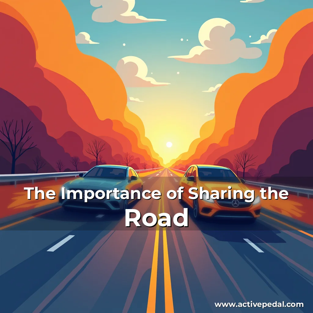 Artistic representation for The Importance of Sharing the Road