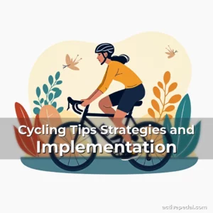 Artistic representation for Cycling Tips Strategies and Implementation
