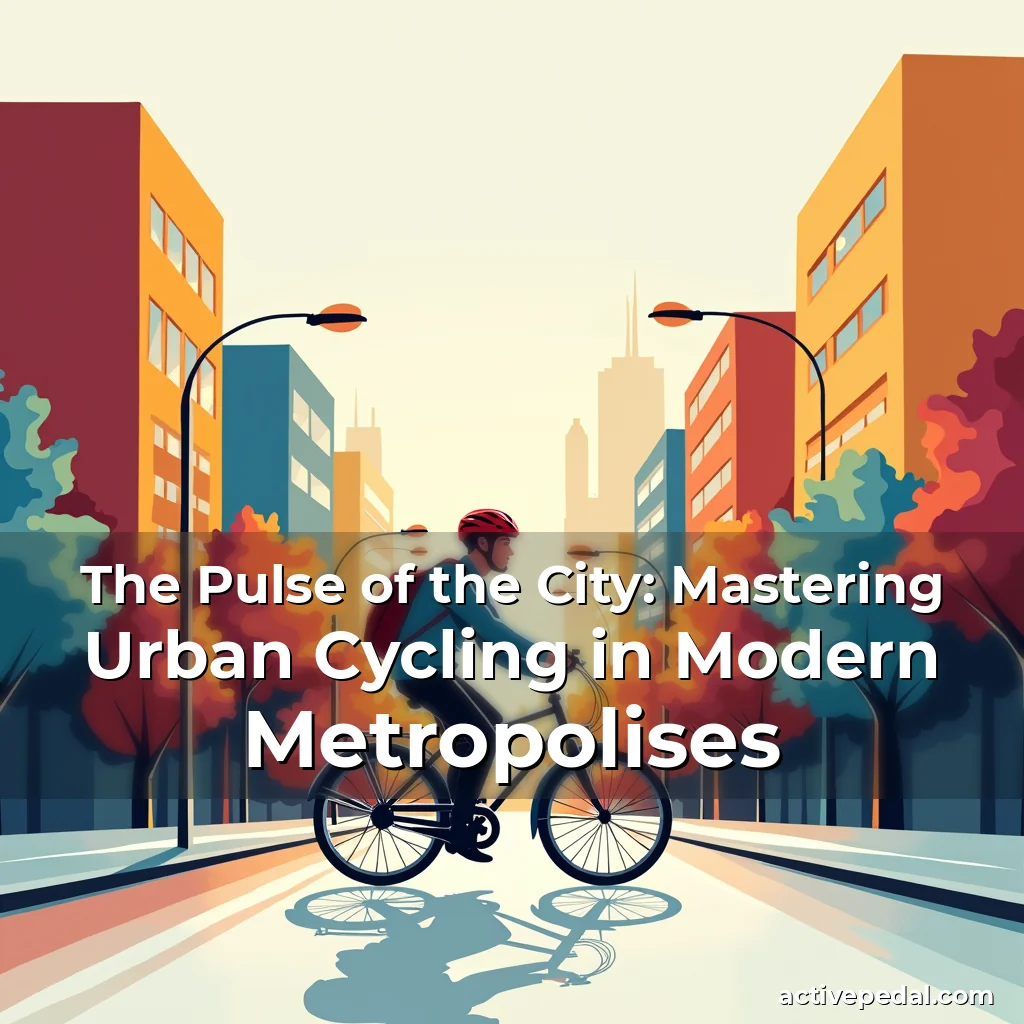 Artistic representation for The Pulse of the City: Mastering Urban Cycling in Modern Metropolises