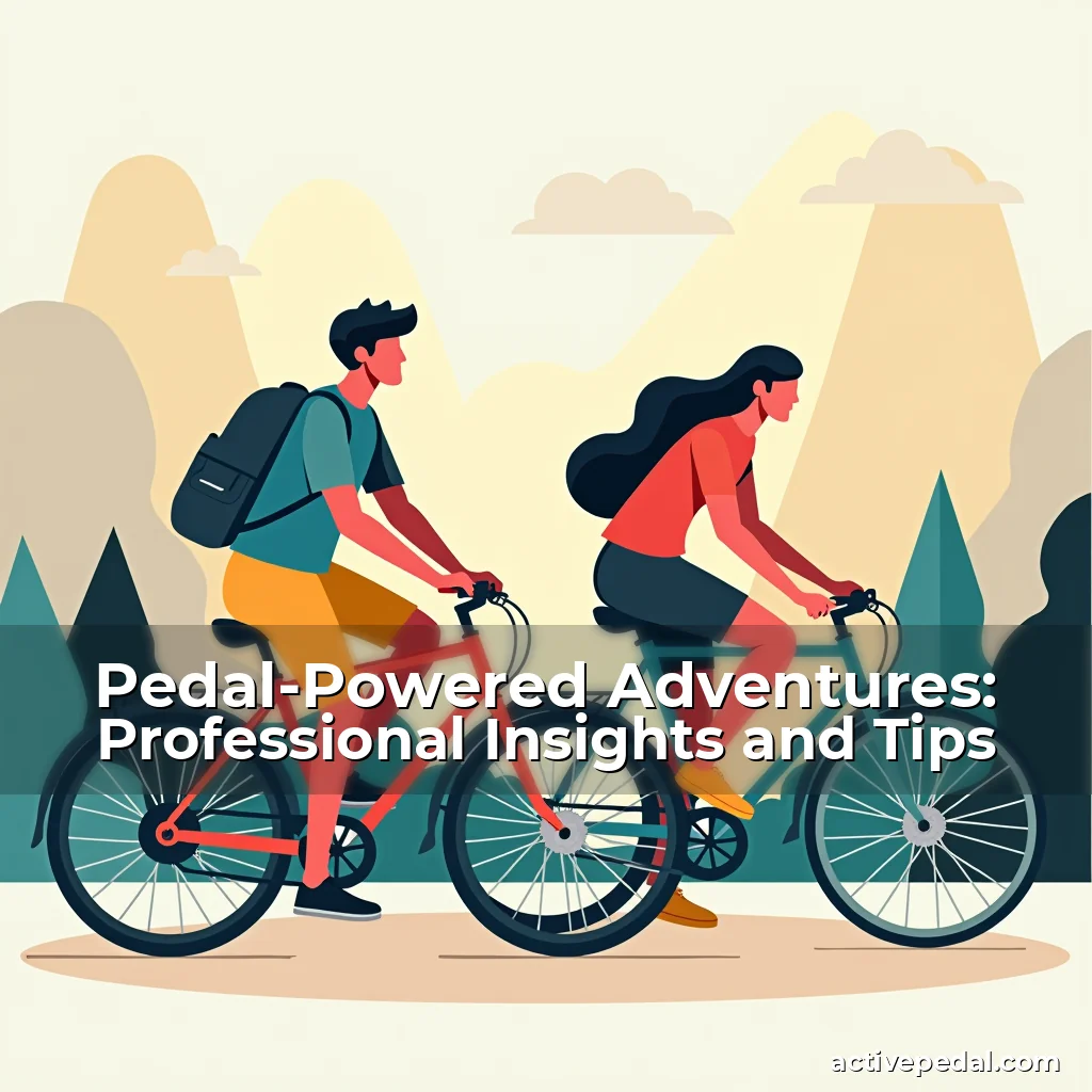 Artistic representation for Pedal-Powered Adventures: Professional Insights and Tips