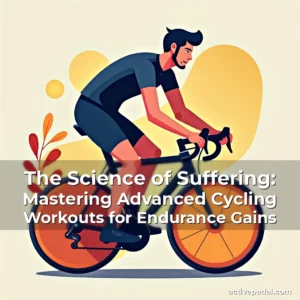 Artistic representation for The Science of Suffering: Mastering Advanced Cycling Workouts for Endurance Gains