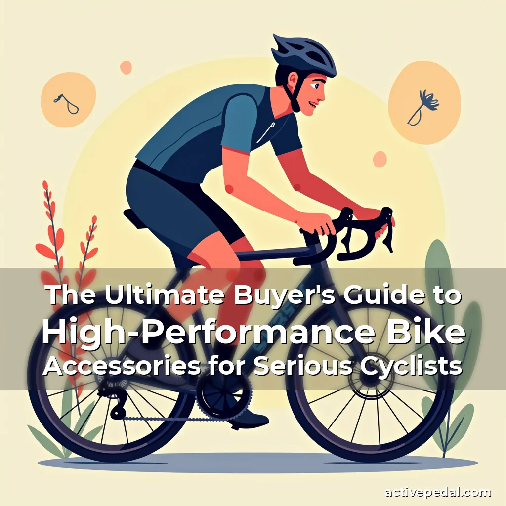 Artistic representation for The Ultimate Buyer's Guide to High-Performance Bike Accessories for Serious Cyclists
