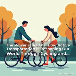 Artistic representation for The Power of Pedals: How Active Transportation is Reshaping Our World Through Cycling and Walking