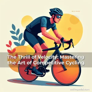 Artistic representation for The Thrill of Velocity: Mastering the Art of Competitive Cycling