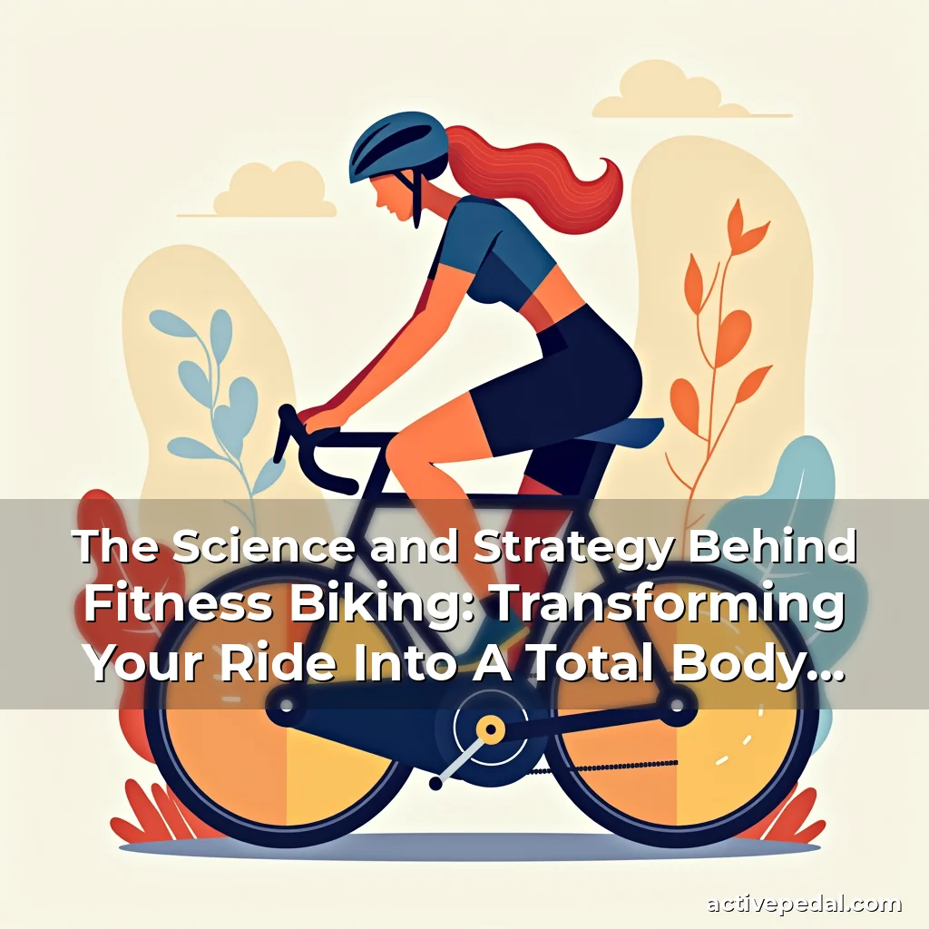 Artistic representation for The Science and Strategy Behind Fitness Biking: Transforming Your Ride Into A Total Body Workout