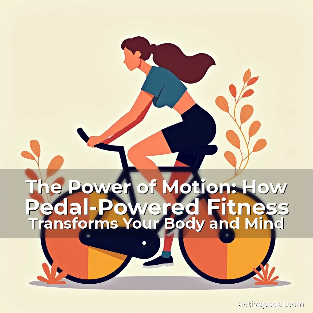 Artistic representation for The Power of Motion: How Pedal-Powered Fitness Transforms Your Body and Mind
