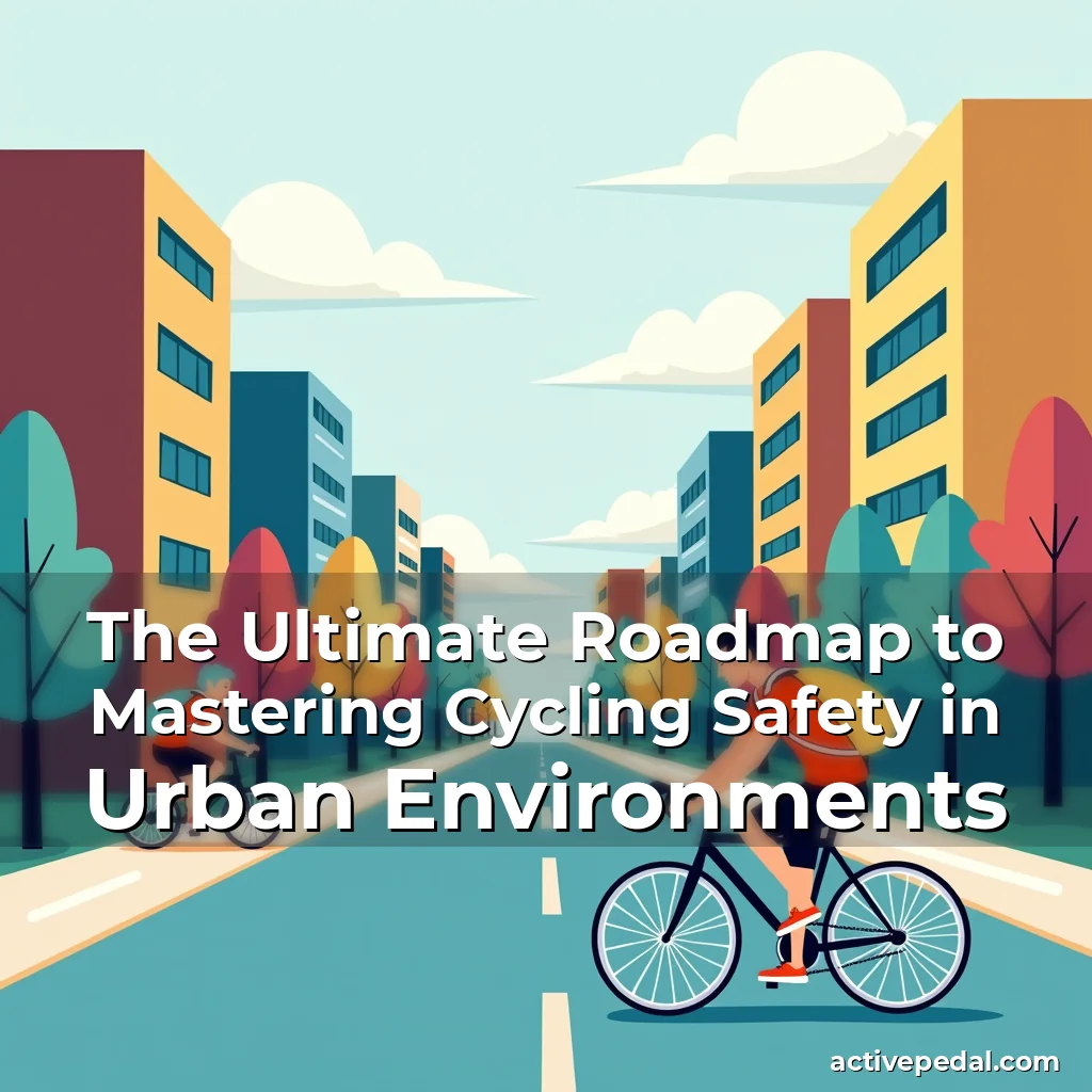Artistic representation for The Ultimate Roadmap to Mastering Cycling Safety in Urban Environments